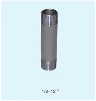 sand blasting double thread nipple